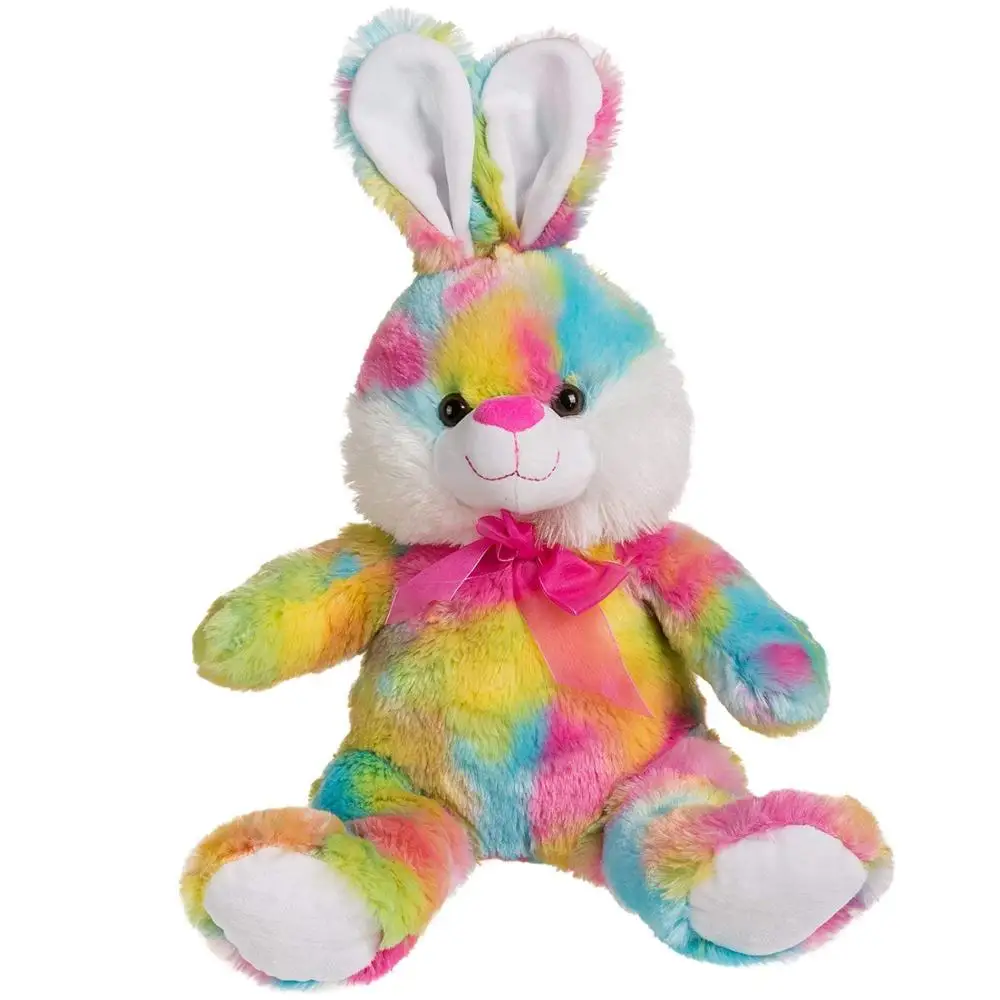 rainbow stuffed bunny