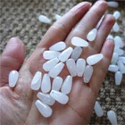 Pendants White Jade Pendant Natural Stone Pendants White Jade Teardrop Pendant For Jewelry Making