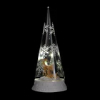 Ornament Table Glass Dome Ornament Led Glass Cloche Dome Ornament Christmas Decoration For Table