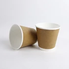 8oz Coffee Disposable Coffee Cups 8oz 12oz 16oz Disposable Double Wall Paper Coffee Cup With Lids Sleeves Straws