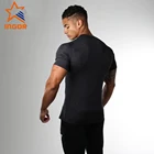 Mens Shirts Custom Training Muscle Fit T Shirt Mens T Shirts Black Sport Wear