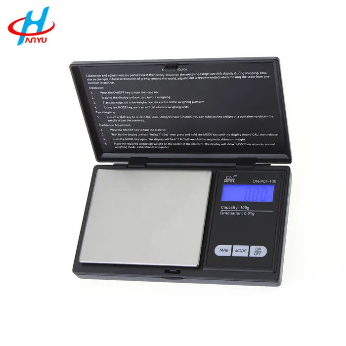 NEW Small mini pocket digital electronic weighing weight scale 0.01g-200Gram UK 