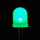 10mm Diodes 10AG4HD 10Mm Super Bright Green Diffused Led Diodes 575Nm