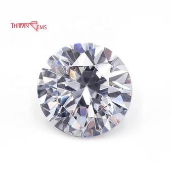 Synthetic White Round CZ Stone 1mm Small Size Loose Color Cubic Zirconia