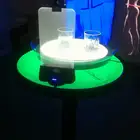 Led Bar Table New 2019 Round LED Light Bar Table Acrylic Led Bar Table CE ROHS Approved