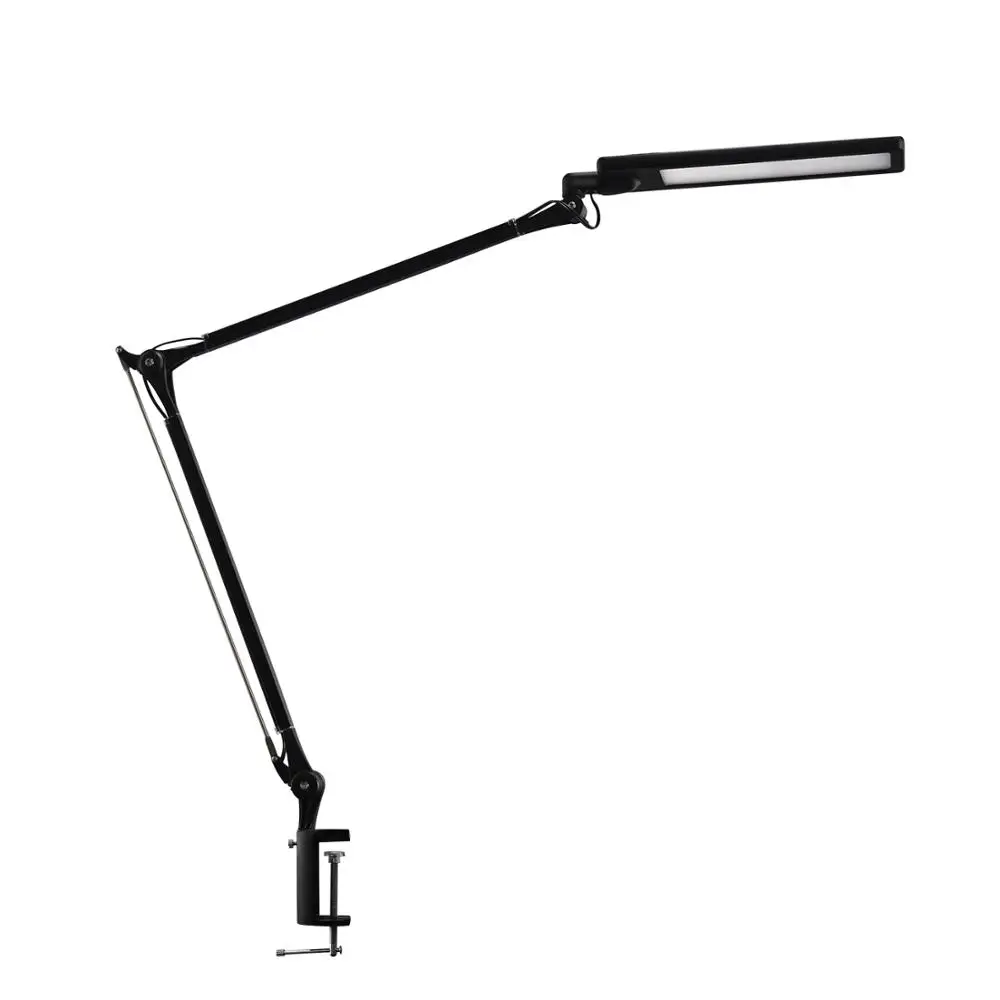 adjustable table lamp with swing arm