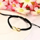 Bracelet Infinity Braided Handcrafted Leather Luck Bracelet Bangle Rope Adjustable Chain