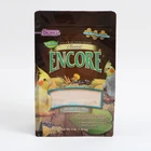 Foil Bag Resealable Packing Bag Customized Resealable Aluminum Foil Pet Brid Cockatile Food Plastic Packaging Bag