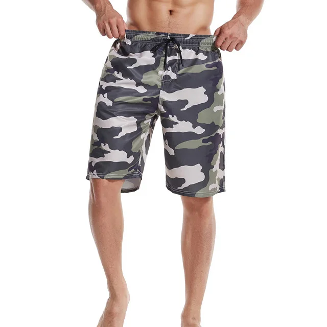 Sale Men Summer Casual Camo Army Green 