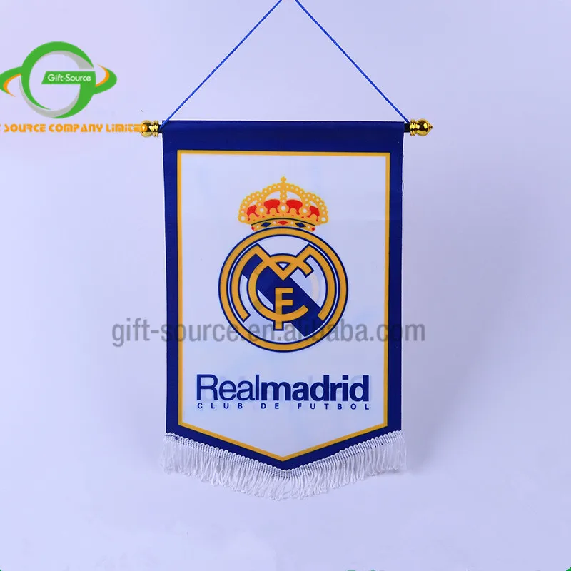 100% Polyester Club Football Decoration Hanging Plain Gold Khaki Flag 3 x 2 FT 