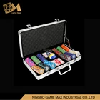 Poker Poker Chip Set 300pcs 14g Clay Poker Chip Set/Luxury Casino Style Poker Chip Set