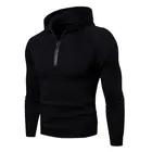 Zipper Men Hoodies Hoodies Half Zipper Quick Dry Custom Sports Gym Men Hoodies