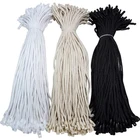 String Plastic String Hot Sale Snap Lock Bullet Head Seal Tag Hangtag String Plastic Cotton Tag String For Garment
