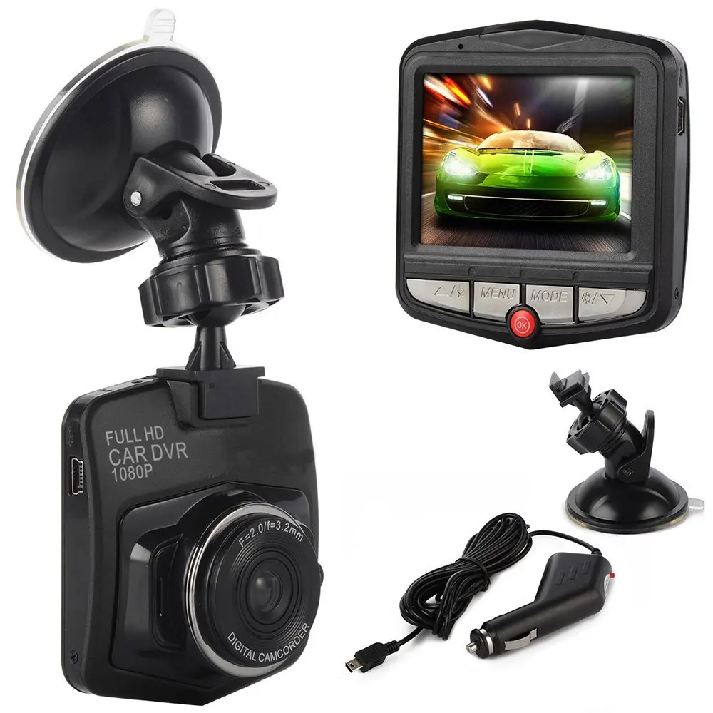 GT300 2.4 Full HD 1080P Car DVR Vehicle Camera Video Recorder Dash Cam G-sensor 