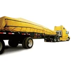 Heavy Duty 18oz Lumber Tarp 24x27 8' Drop 24' X 27' With 8 Ft Drops 8' X 8' Flap/Tail 3 Rows Of "D" Rings