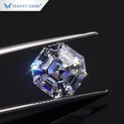 Tianyu New Asscher Step Cut Moissanite Diamond VVS Excellent Cut Loose Stone For Jewelry