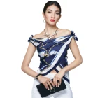 Silk Scarf Satin Scarf Free Sample No MOQ Custom Digital Printed 100 Pure Satin Silk Scarf Square Neck Scarves For Lady
