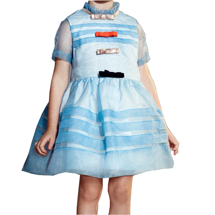 Custom Design summer dress  for baby girl clothing manufacturers