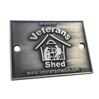 Metal Name Metal Plate High Quality Custom Metal Name Plates Brand Logos For Handbags