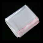 Bag Strip Adhesive Bag High Transparency Clear Plastic OPP Poly Bag With Self Adhesive Strip Tape