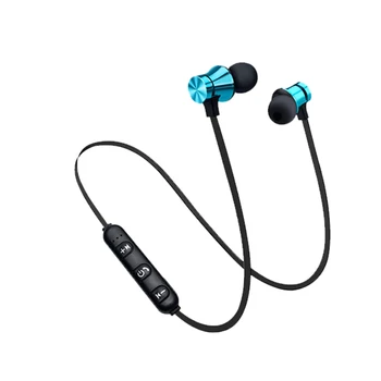 Factory Price Magnetic Sports Wireless Earphones Stereo Mini Wireless Bluetooth Cordless Earphone Noise Cancelling headphone