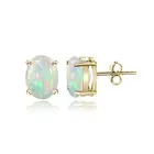 Opal Stud Earrings Earrings Liwan Plaza 925 Sterling Silver Gold Real Opal Design Stud Earrings For Girl