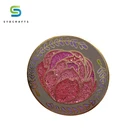 Round Pins Hard Enamel High Quality Promotional Round Metal Lapel Pin Custom Hard Enamel
