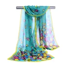 Print Scarf Summer Design Fashion Polka Dot Print Scarf