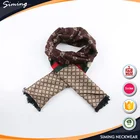 Viscose Scarf Good Quality Scarf Wholesale Colorful Elegant Logo Print 100% Viscose Square Mens' Scarf Custom China