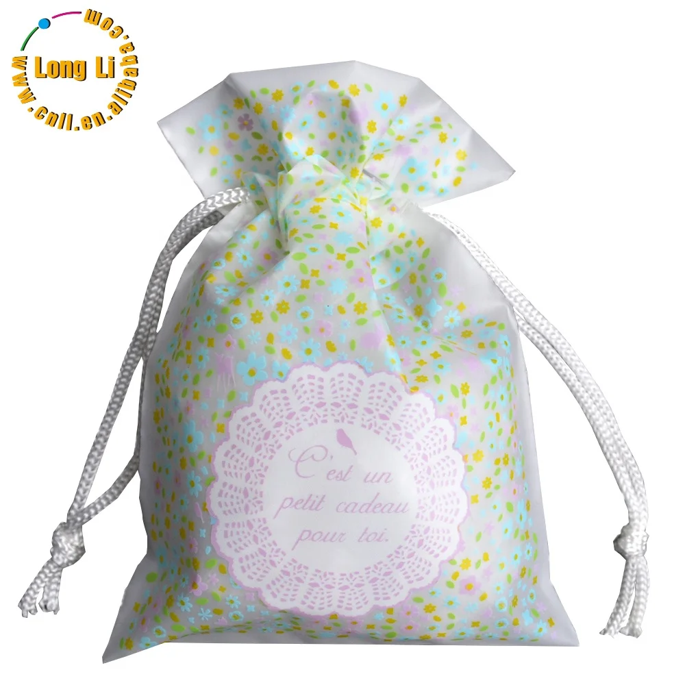 mylar drawstring gift bags