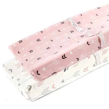 Factory custom wholesale amazon hot sale top quality 32x16x5 inches jersey cotton baby changing pad cover