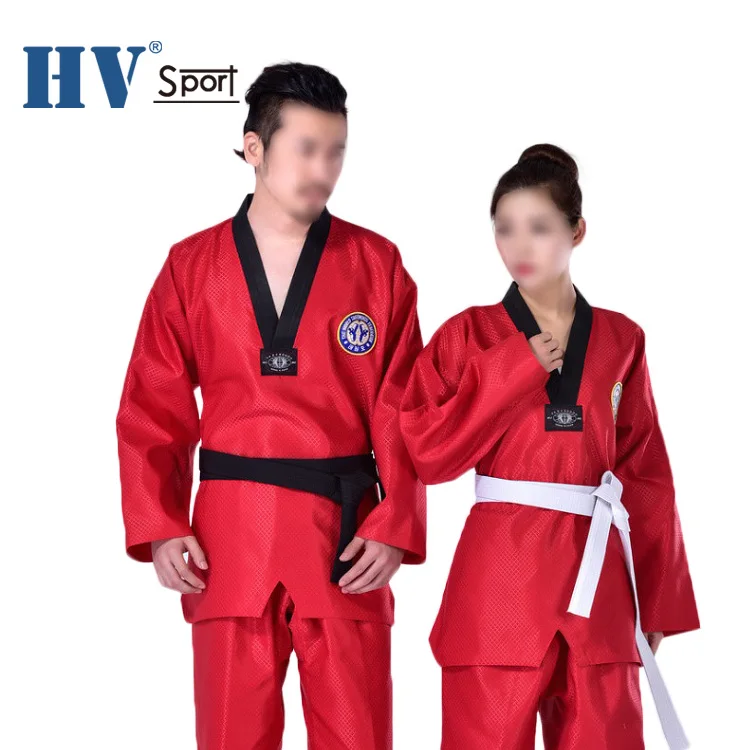 Kids Adult Unisex Taekwondo Karate Martial Arts Costume Training Suit 