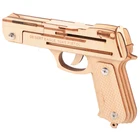 Toy Kids New-Land Eco-friendly Toy Gun 3D Wooden Puzzles For Kids