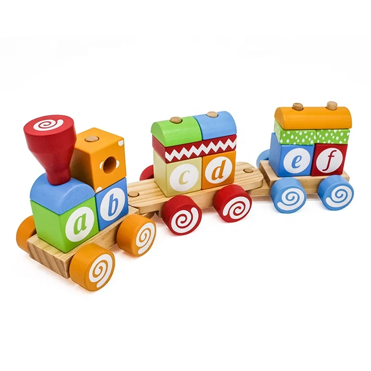 elc wooden stacking train