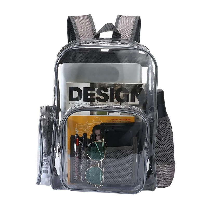 clear pvc backpack