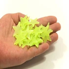 Pvc Wall Sticker Glow In Dark Stars 5 Stars OEM 3D Home Decor PVC Wall Glow In Dark Star Sticker