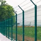 Post Manufacturer Welded Wire Mesh Fence Panels 100x200 Mm Mesh Size Peach Post