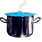 Pot Lid Benhaida Amazon Best Seller Food Grade Approved 10'' Steam Ship Pot Cover Silicone Steaming Lid