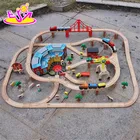 Toy Train Wooden Toy Train New Style 142 Pcs Children Construction Toy Wooden Toy Train Track W04C072