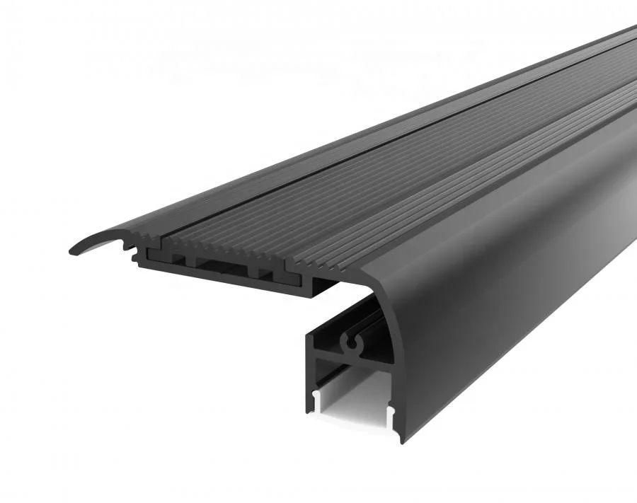 two mounting positions 2m Stair & Step Aluminium Profile S1 for LED Strip 