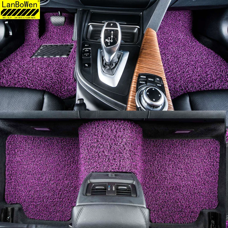 purple floor mats car