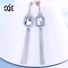 Silk Earrings Drop Earrings 2020 Fashion Silk Thread Tassel Drop Earrings For Women