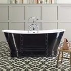Black Skirt Bathtub Black Antique Tin Black Skirt Indoor Corner Shower Soaking Cast Iron Bathtubs For Adults