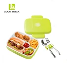 Plastic Warmer Plastic Lunch Box Kitchen Accessories Plastic Insulated Bento Box Food Warmer Lunch Box