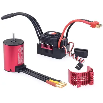 Surpass Hobby 3650 Waterproof rc electric motor +60A ESC combo rc for off road buggy brushless touring car 1:10