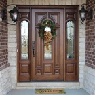 Doors Door Model American Style Models Mahogany Solid Wood Main Entrance Exterior Front Doors Design