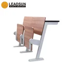 LEADSUN Factory Sale College Ladder Classroom Furniture Student Desk And Chair