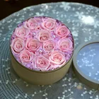 Creative Handcraft Flower Box For Preserved Roses For Wedding Giveaways