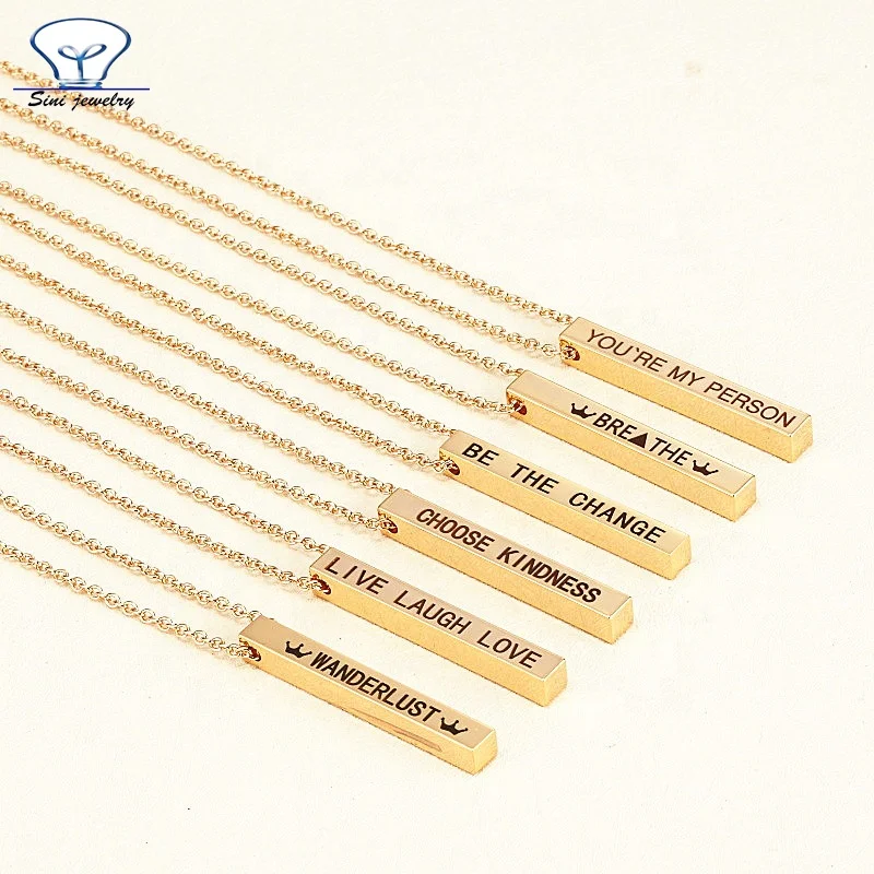 Personalized Nameplate Necklace 