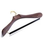 Coat Hangers Heavy Duty Coat Hangers Luxury Custom Logo Unique Heavy Duty Garment Coat Jacket Suit Clothes Wooden Hangers